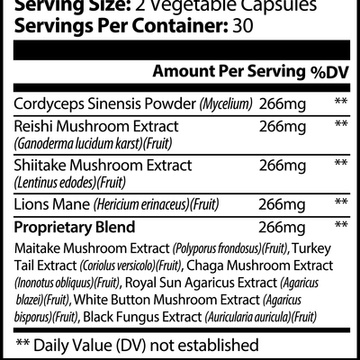 Mushroom Complex 10 X